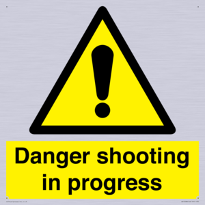 Danger shooting in progress